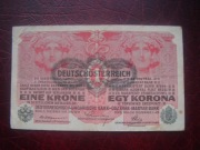 BANKNOT Austria  Austro-Węgry  1 korona  1916 r.