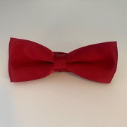 MUCHA MUSZKA  CZERWONY KLASYCZNA SATYNA MĘSKA 