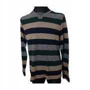 III SWETER L XL 2L 3XL BOSS LOGO CIENKI SWETEREK BLUZKA MĘSKA DOPASOWANA NA