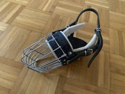 Kaganiec dla dużego psa metalowy + skóra