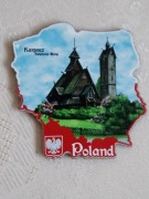 Karpacz Świątynia Wang - magnes na lodówkę