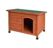 Buda dla psa z płaskim dachem 