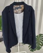 Granatowa marynarka Zara basic XL/42