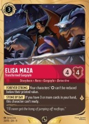 Disney LORCANA Elisa Maza Transformed Gargoyle FOIL 11WSP #30/P3