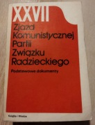 XXVII Zjazd Komunistycznej Partii Związku Radzieckiego 1986 - dokumenty 