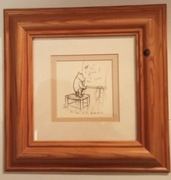 KUBUŚ PUCHATEK, E.H.Shepard,unikatowa grafika kolekcjonerska,Disney/V&A 