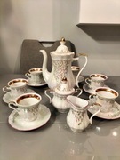 Zestaw kawowy z porcelany Wałbrzych made in Polska