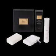 RAYPATH Zestaw MINI SPA Face Glove + Krem Golden Ray + Mydło z Nanosrebrem