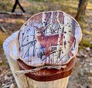 Decoupage na hubie - „jelonek”