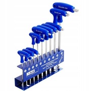 Zestaw kluczy imbusowych, sześciokątnych, 10 szt. S&R