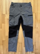 SPODNIE ROBOCZE BLAKLADER C38 WOMEN stalowe z czarnym streczem 80-84 pas