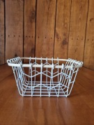 druciany kwadratowy koszyk