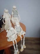 Rodzinka krowek w stylu handmade 