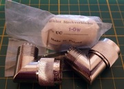 Złacze kątowe antenowe UHF adapter  UC1-GW polskie NOS