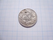 Polska moneta 20 gr groszy 1923 nikiel