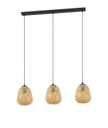 Lampa Wisząca EGLO Dembleby 43262 | Styl Boho / Vintage | Drewno usz.opak