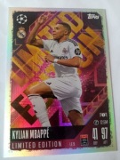 Topps match attax 2024 / 25 Kylian Mbappe limited edition LE 9 REAL 