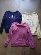 3 Bluzy dla dziewczynki, rozmiar 134