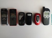 Telefony komórkowe 6 szt. Nokia, Samsung, Siemens 