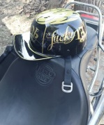 Kask, Czapka z daszkiem , Lucky 13 XXL  62-64 cm. Retro Orzeszek