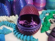 Smocze Jajo Niespodzianka z Figurką w środku - 1 do 3 figurek w środku