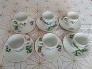 Filiżanki do kawy, serwis kawowy kpl. 6 szt. chińska porcelana