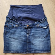 śliczna jeansowa spódnica ciążowa r M