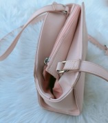 Mała torebka jasnoróżowa Cropp pudrowy róż