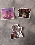naklejki winylowe gorillaz