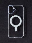 Etui/case klasyczne przezroczyste z MagSafe na iPhone'a 16 plus