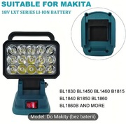 Bezprzewodowa Lampa robocza LED do makita od 14.4v -18v