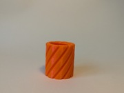 Tornado w butelce - adapter na butelkę - pomarańczowy. 