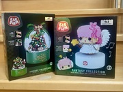 2 x Klocki ANIOŁEK z pozytywką i CHOINKA świąteczna drzewko Święta jak Lego