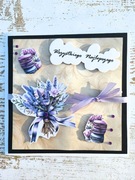 Lawenda kartka okolicznościowa 