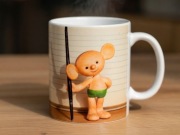 Plastusiowy pamiętnik PRL retro prezent polskie bajki dobranocka kubek cera