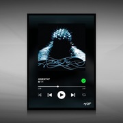 Agent47 - Spotify track Plakat w ramce 30x40cm