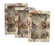 3 szt pudełka prezentowe lub do przechowywania Miś Teddy Bear