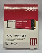 Dysk SSD NVMe WD Red SN700 500GB nowy gwarancja