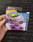 Monster high hot wheels auto ghoul mobile fioletowy 