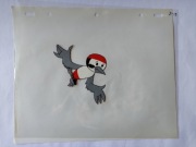 Folia animacyjna z filmu Reksio i Dzięcioł