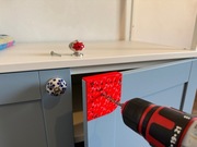 Szablon do Wiercenia Otworów pod Uchwyty Meblowe. Przymiar do Frontów