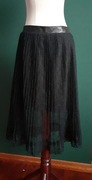 Koronkowa plisowana spódnica L XL