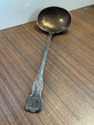 GLADWIN Duża Stara CHOCHLA posrebrzana ładna