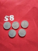 Monety 2 zł 1958 komplet 5 szt . Okazja
