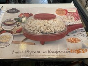 Elektryczna patelnia do popcornu i naleśników 