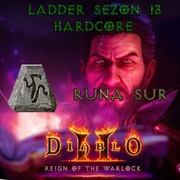 RUNA SUR Diablo 2 ROTW LADDER HARDCORE 13 