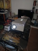 Projektor slajdów PZO Warszawa Diapol biały Automat sprawny vintage