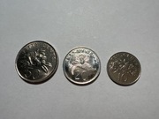 Monety Singapur - zestaw