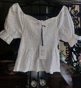 Przepiękna bluzka haftowana. Biust do 100 cm. Stan nowa z metką 