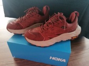 Bordowe buty trekkingowe HOKA W ANACAPA LOW GTX